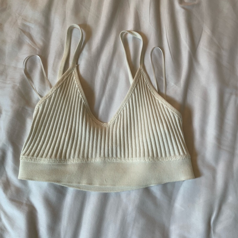 Zara ribbed crop top
